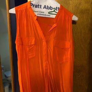 Orange tank old navy medium